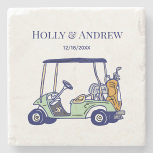 Golfkar Golf Tas Club DIY Multi Kleur #3 Stenen Onderzetter