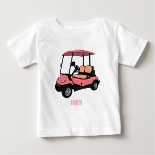 Golfkar / golfbuggy cartoon illustratie