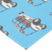 Golfkar / golfbuggy cartoon illustratie tafelkleed (Gekanteld)