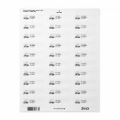 golfkar grafiek etiket (Full Sheet)