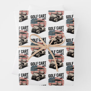 Golfkar Leven Echtgenoot Golfsport Golfer Liefhebb Inpakpapier Vel
