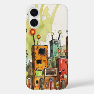 Golfkartonconstructie iPhone 16 Hoesje