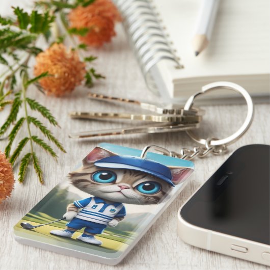 Golfkat Sleutelhanger (Voorkant Rechts)