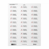Golfkerst Etiket (Full Sheet)