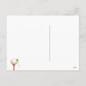 Golfkerst Feestdagenkaart (Achterkant)