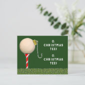 Golfkerst Feestdagenkaart (Staand voorkant)