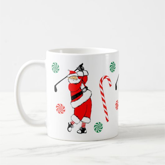 Golfkerst Koffiemok (Links)
