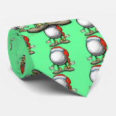 Golfkerst Stropdas (Opgerold)
