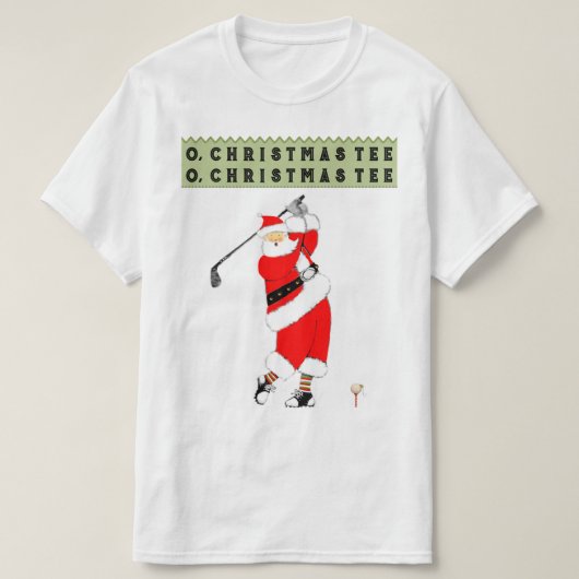 Golfkerst T-shirt (Design voorkant)