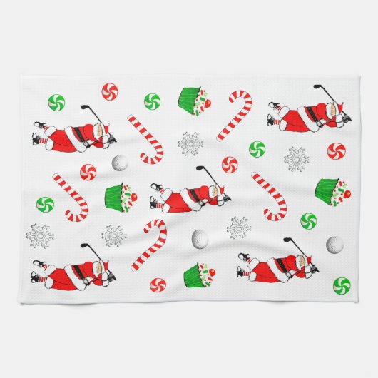 Golfkerst Theedoek (Horizontaal)