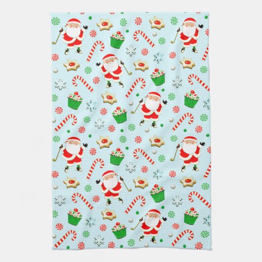 Golfkerst Theedoek (Verticaal)