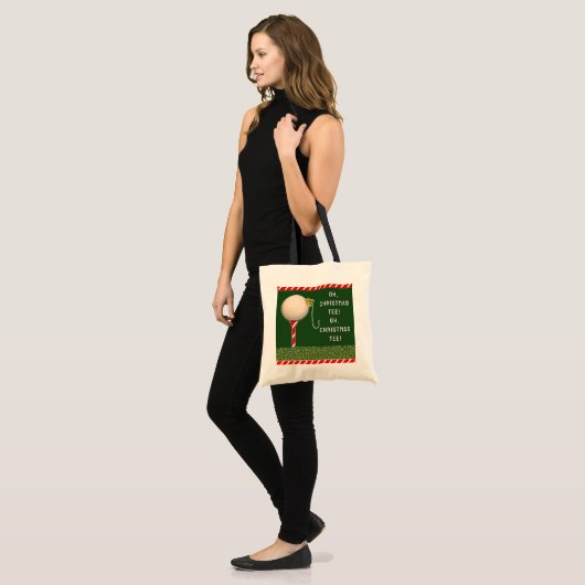 Golfkerst Tote Bag (Voorkant (model))