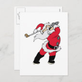 Golfkerstkerstmis Feestdagenkaart (Voorkant / Achterkant)