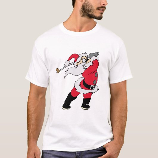 Golfkerstkerstmis T-shirt (Voorkant)