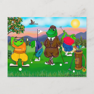 Golfkikkers - Toernooi Briefkaart
