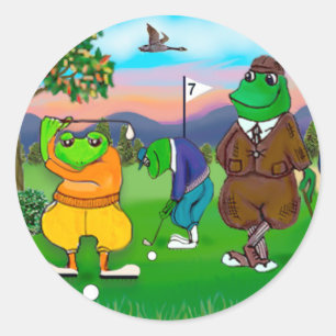 Golfkikkers - Toernooi Ronde Sticker