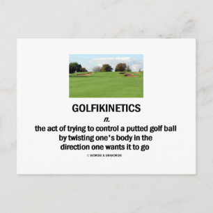 Golfkinetica Briefkaart