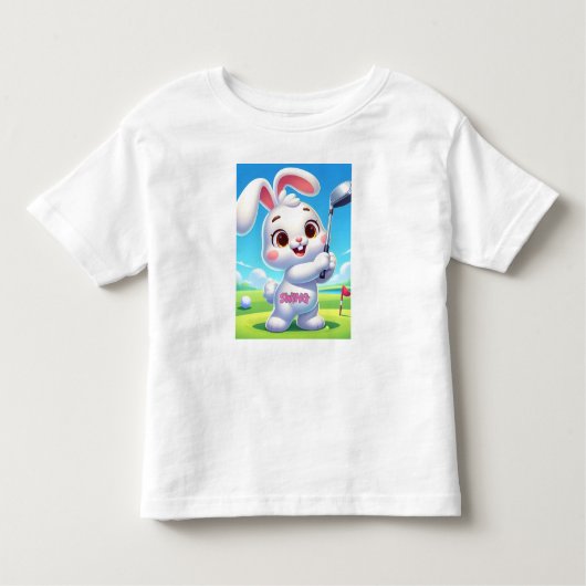 golfkonijn kinder shirts (Voorkant)