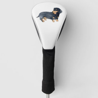 Golfkop van Wiener puppy Golfheadcover