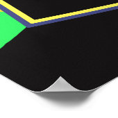 Golfkorven 5 draaien poster (Hoek)