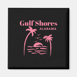 Golfkust Alabama Vakantie Meisjes  Magneet