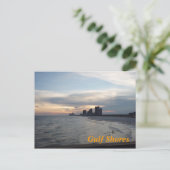 Golfkust briefkaart (Staand voorkant)