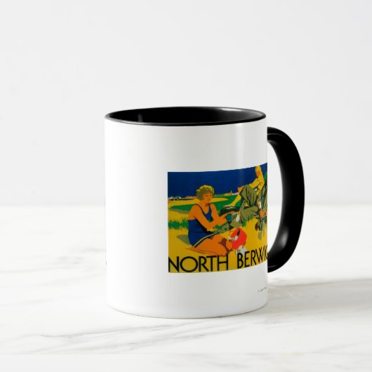 Golfkust — Promotie-Poster Mok (Voorkant rechts)