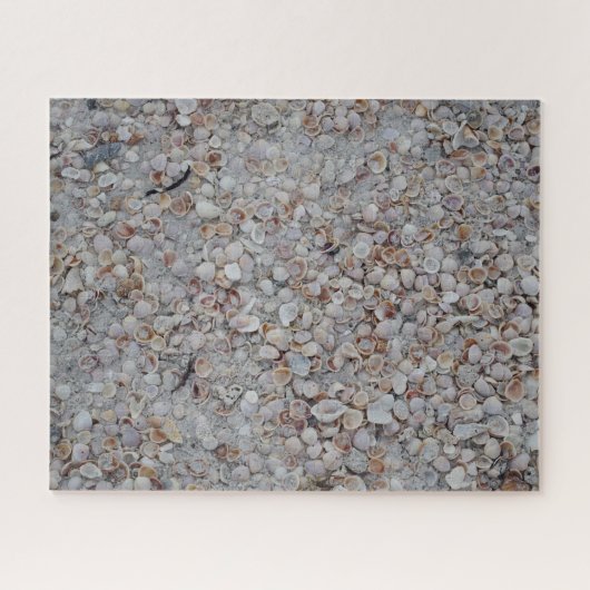 Golfkust Seashells Beach Puzzle Legpuzzel (Horizontaal)