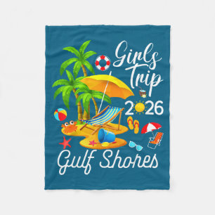 Golfkust Strand Alabama Zomer Kunstwerk Fleece Deken