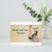 Golfkust van Florida Briefkaart (Staand voorkant)