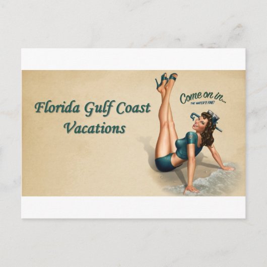 Golfkust van Florida Briefkaart (Voorkant)