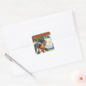 Golfkust Vierkante Sticker (Envelop)
