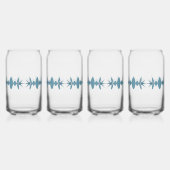 Golflengte Retro geïnspireerd Blikvorm Glas (Achterkant)