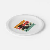 golfliefhebber papieren bordje (Gekanteld)