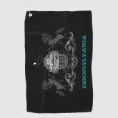 Golfmantel Pennsylvania Golfhanddoek (Voorkant)
