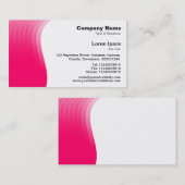 Golfmarge - Neon Red Visitekaartje (Voorkant / Achterkant)