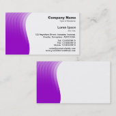 Golfmarge - Paars Visitekaartje (Voorkant / Achterkant)