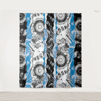 Golfmechanisme – Abstract Extra-Groot Wandtapijt Wandkleed
