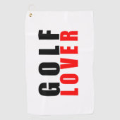 Golfminnaar Golfhanddoek (Voorkant)