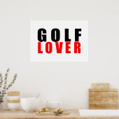 Golfminnaar Poster (Keuken)