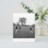 GolfMode vrouwen uit de jaren 20 Briefkaart (Staand voorkant)