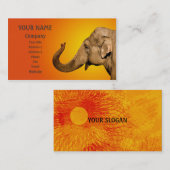 Golfolifant Visitekaartje (Voorkant / Achterkant)