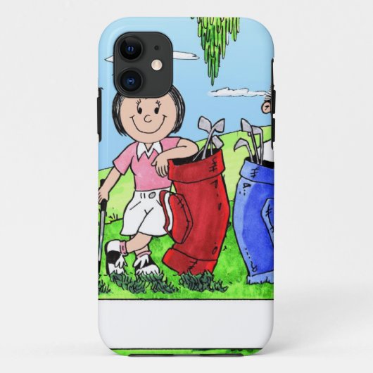 Golfpaar - Persoonlijke Cartoon Case-Mate iPhone Case (Achterkant)