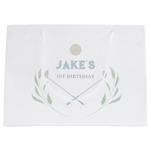 Golfpartij gifttas groot cadeauzakje (Voorkant)