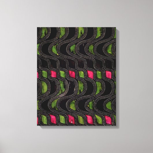 Golfpatroon Canvas Afdruk (Voorkant)