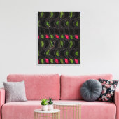 Golfpatroon Canvas Afdruk (Insitu (Woonkamer))