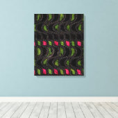 Golfpatroon Canvas Afdruk (Insitu (Houten vloer))