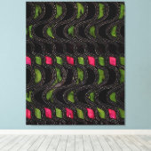 Golfpatroon Canvas Afdruk (Insitu (Houten vloer))