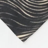 golfpatroon in kuststijl fleece deken (Hoek)