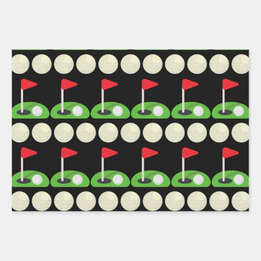 Golfpatroonpapier Inpakpapier Vel (Voorkant)